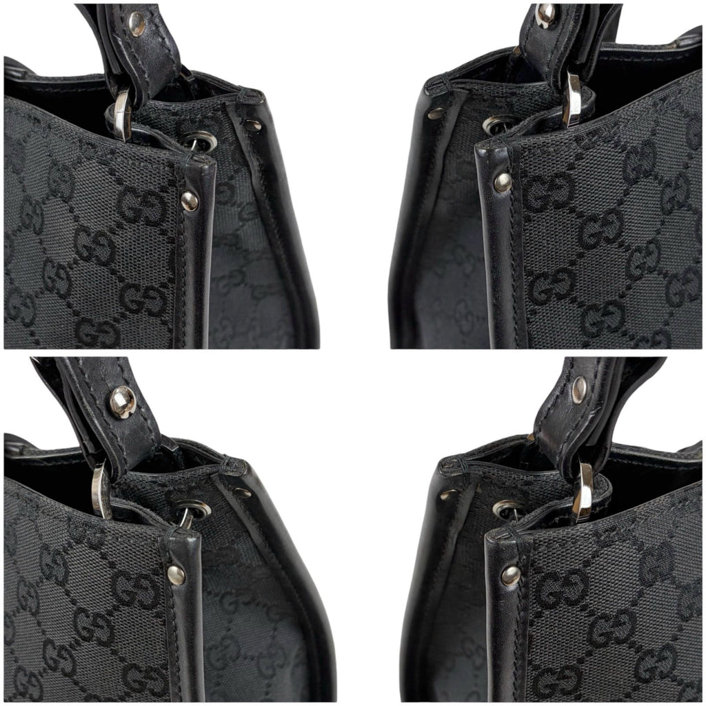 Gucci GG Canvas Hobo Black — view 4