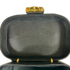 Fendi Epi Vanity Shoulder Bag Leather Black — view 8