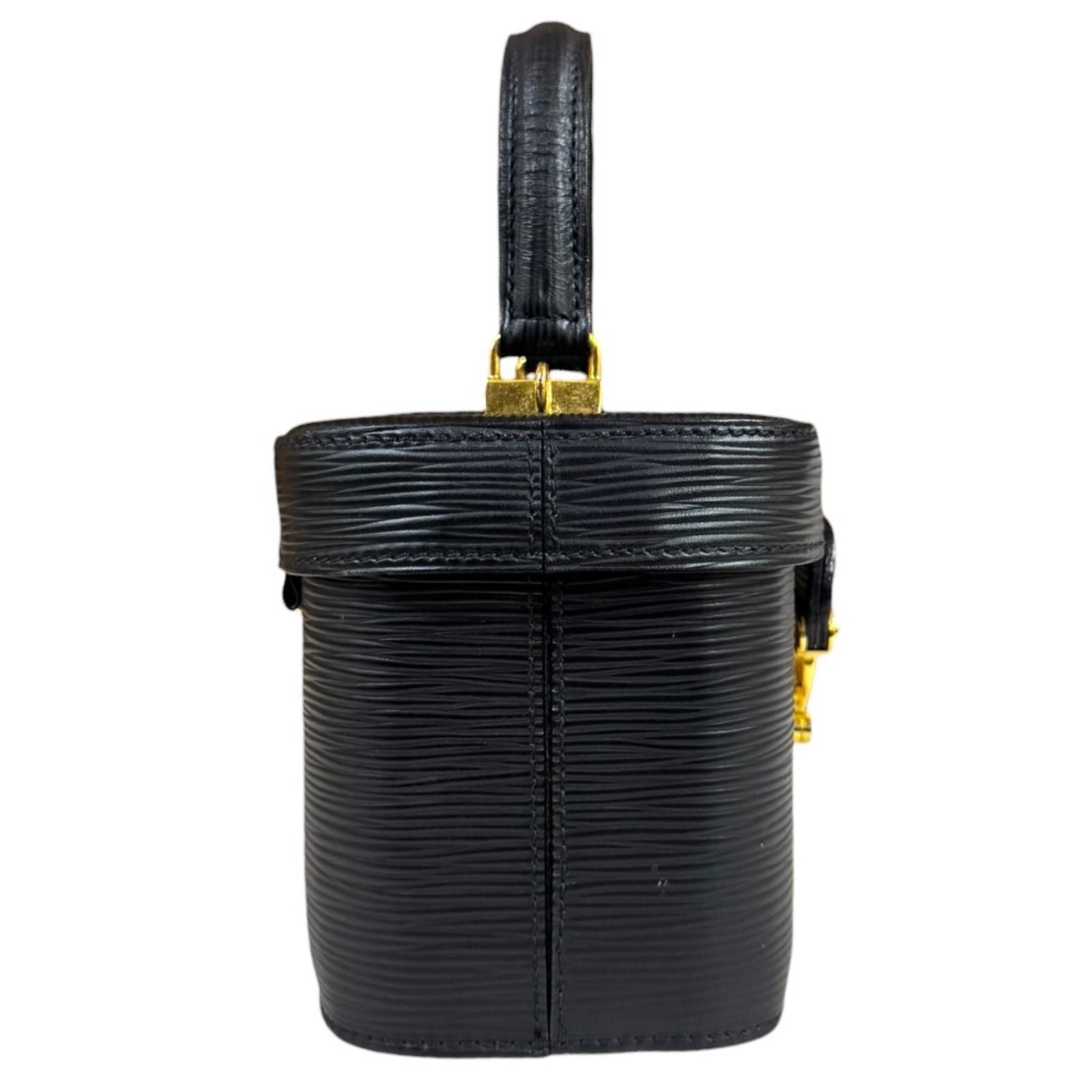 Fendi Epi Vanity Shoulder Bag Leather Black — view 4