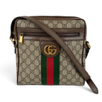 Gucci Cross Gucci Ophidia Small GG Supreme Sherry Line Leather Crossbody