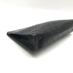 Chanel Quilted Clutch Black Gold — view 4