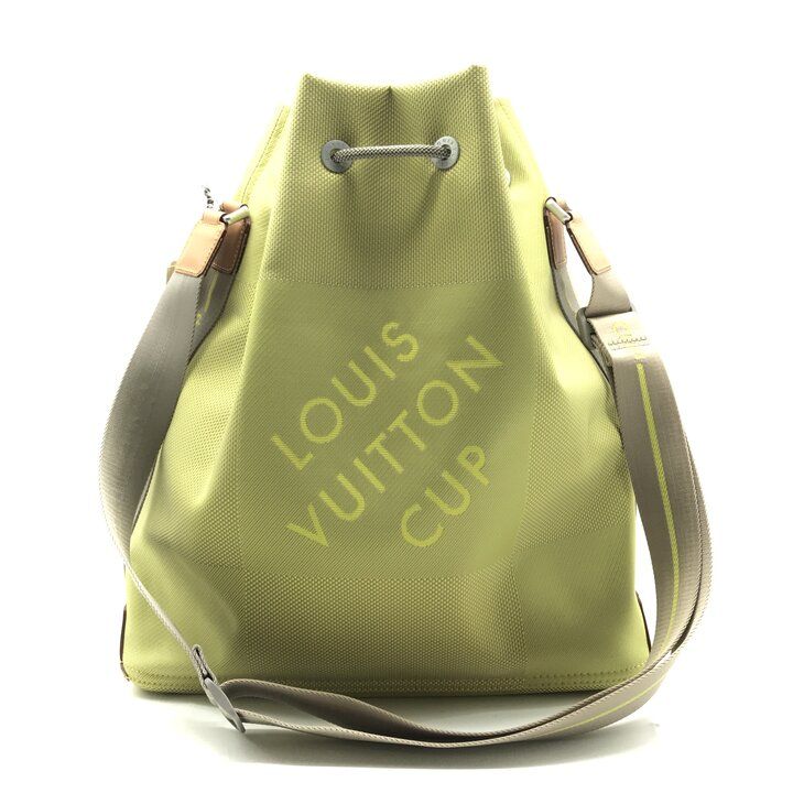 Louis Vuitton Damier Jean Volunteer LV Cup Limited Drawstring Shoulder Bag — view 2
