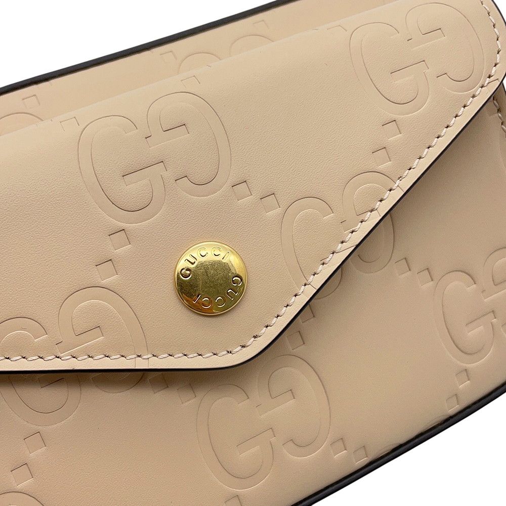 Gucci Chain Shoulder Bag GG Super Mini Leather — view 7