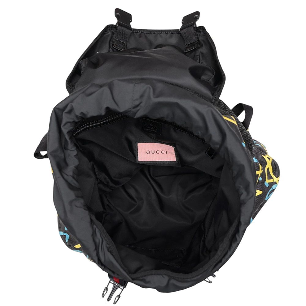 Gucci Backpack Ghost Nylon Canvas Black — view 5