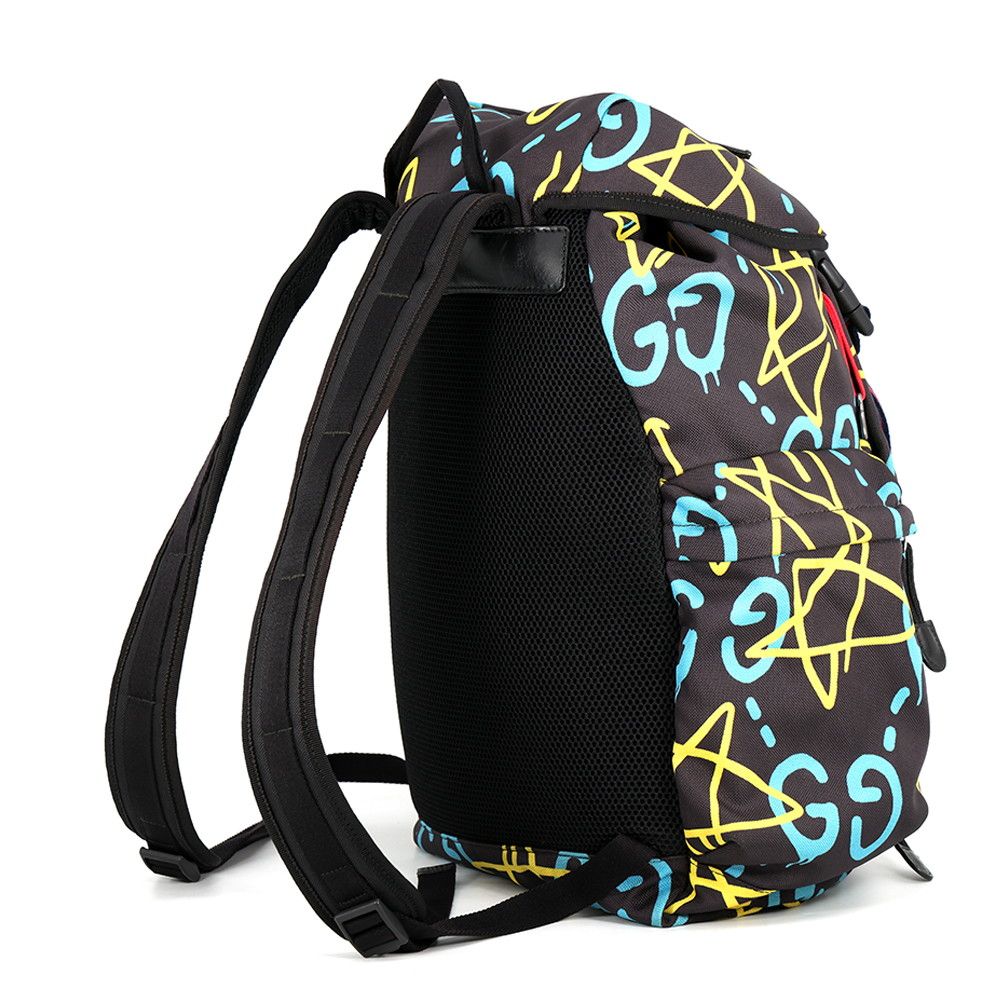 Gucci Backpack Ghost Nylon Canvas Black — view 2