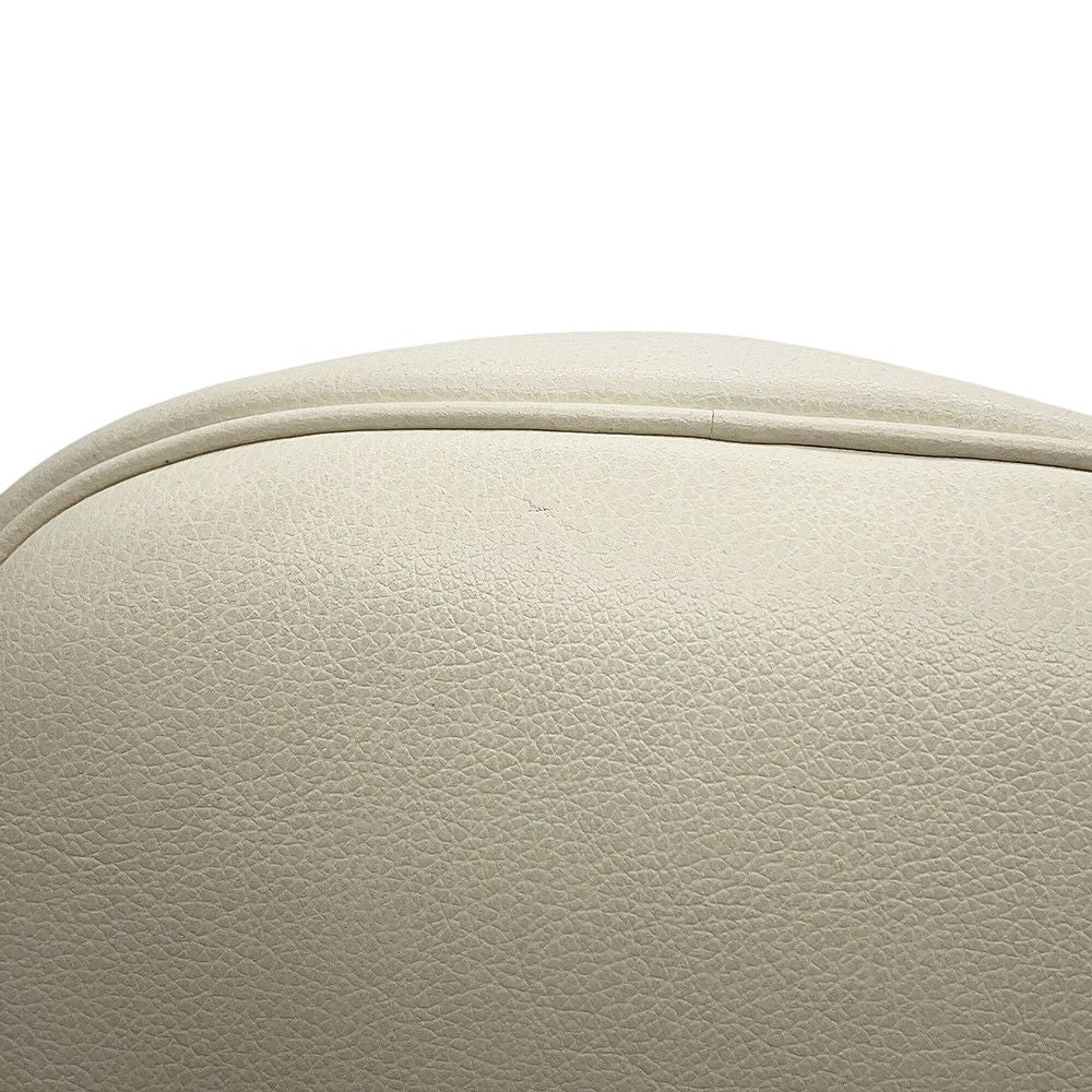 Prada Duet Triangle Logo Drawstring Leather 2-Way Shoulder Bag White — view 7