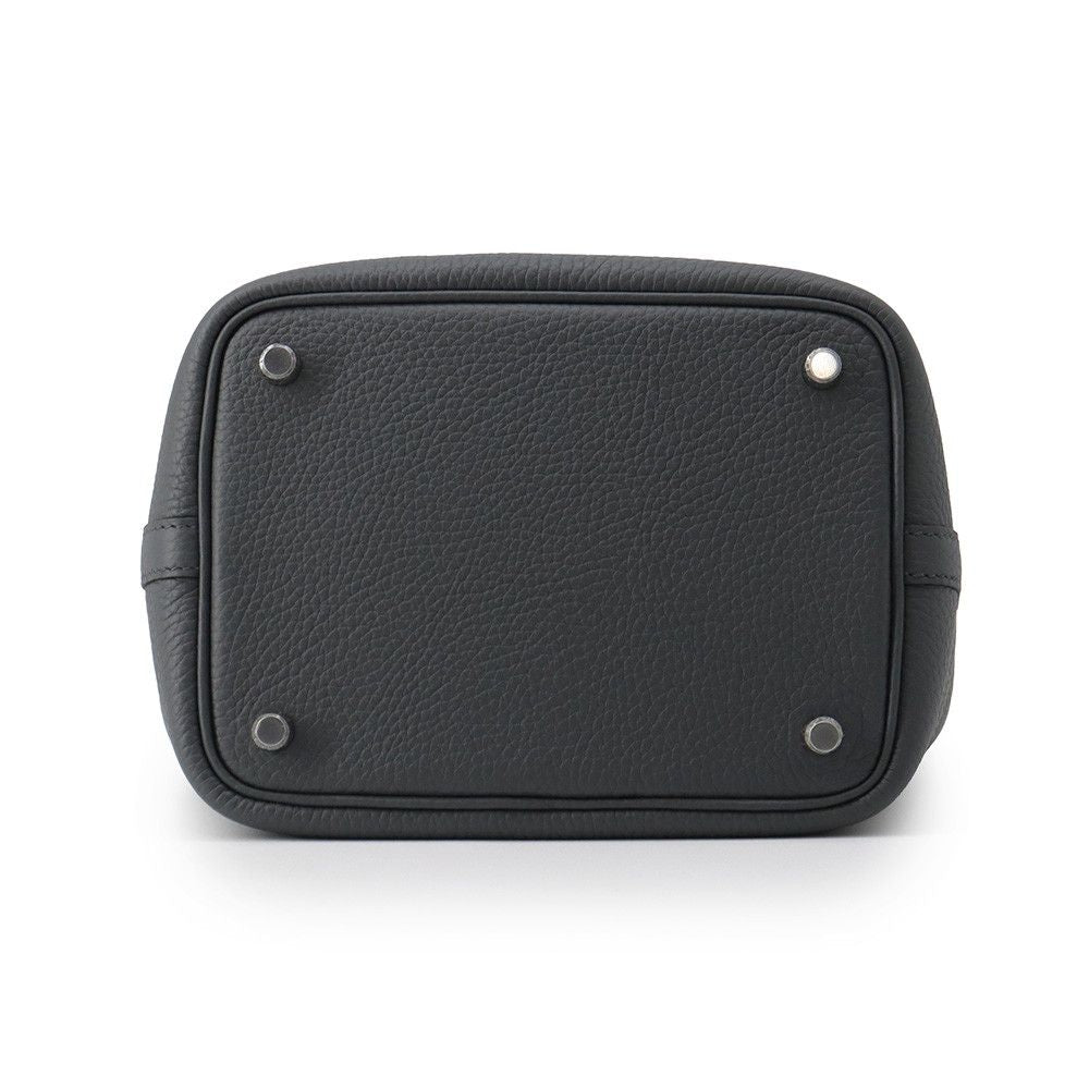 Hermes Handbag Picotin Lock PM Grimisty Silver Taurillon Clemence — view 3