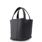 Hermes Handbag Picotin Lock PM Grimisty Silver Taurillon Clemence — view 2