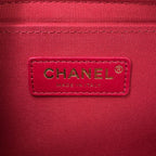 Chanel Chain Shoulder Bag CC Logo Quilted Flap Small Caviar Leather Black — view 7