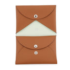 Hermes Coin Purse Calvi Duo Verso Gold Vert Fizz Silver Epsom — view 4