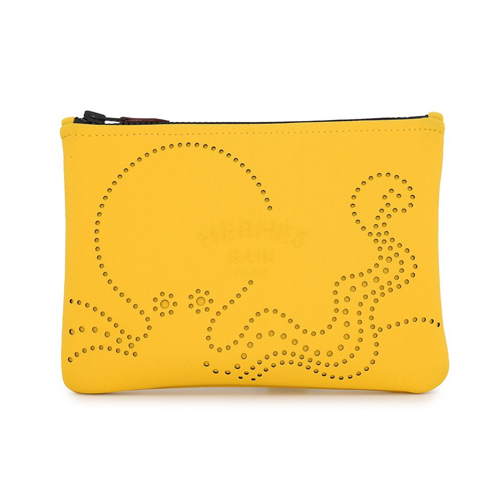 Hermes Pouch Neobain Pulp Fiction PM Octopus Banana Black Case