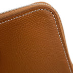 Hermes Coin Purse Azap Compact Silk'in Gold Silver Epsom — view 7