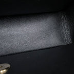Chanel Chain Shoulder Bag Quilted 20 CC Logo Tweed Black — view 6