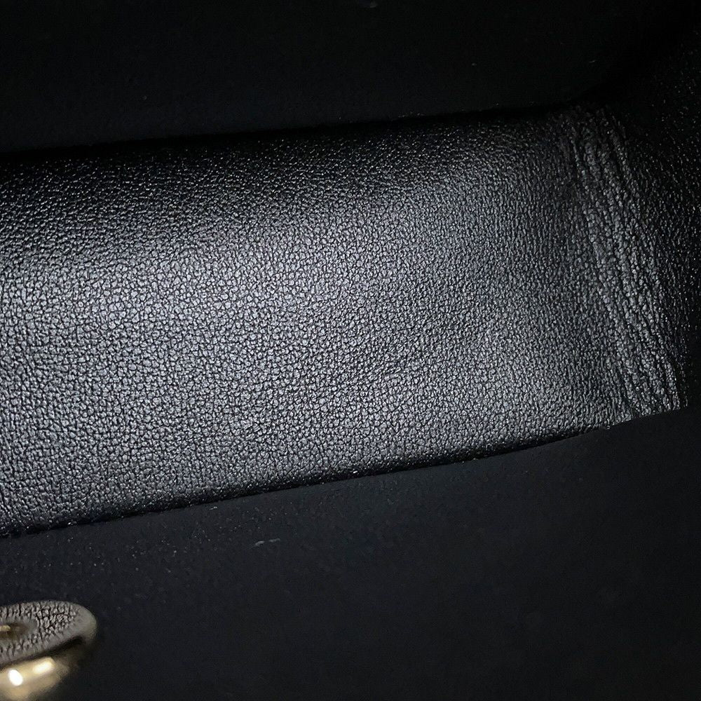 Chanel Chain Shoulder Bag Quilted 20 CC Logo Tweed Black — view 6
