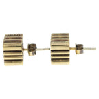 Loewe Anagram Stud Earrings Gold — view 3