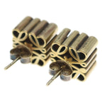 Loewe Anagram Stud Earrings Gold — view 2
