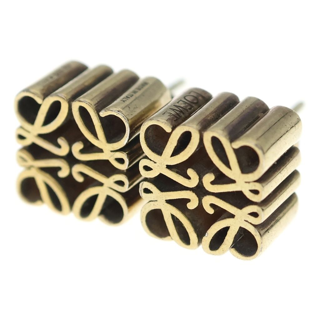 Loewe Anagram Stud Earrings Gold