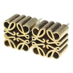 Loewe Anagram Stud Earrings Gold