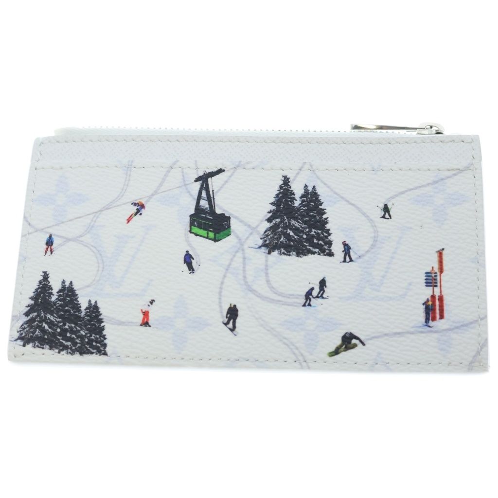 Louis Vuitton Leisure Ski Monogram Coin Card Holder Fragment Case Business