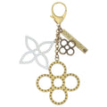 Louis Vuitton Monogram Bijou Sac Tapage Bag Charm Key Ring Key Holder Silver
