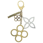 Louis Vuitton Monogram Bijou Sac Tapage Bag Charm Key Ring Key Holder Silver — view 2