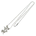 Hermes Talisman Dragon Long Necklace Motif Silver — view 2