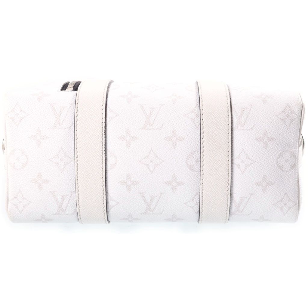 Louis Vuitton Taigarama City Keepall Shoulder Bag Opticwhite — view 4