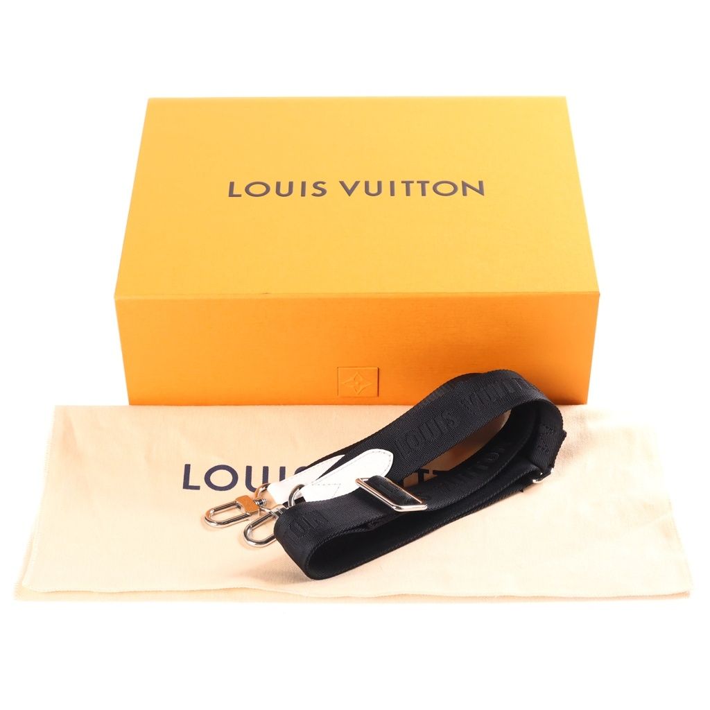 Louis Vuitton Taigarama City Keepall Shoulder Bag Opticwhite — view 8