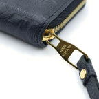 Louis Vuitton Monogram Empreinte Zippy Wallet Leather Gold Black — view 6