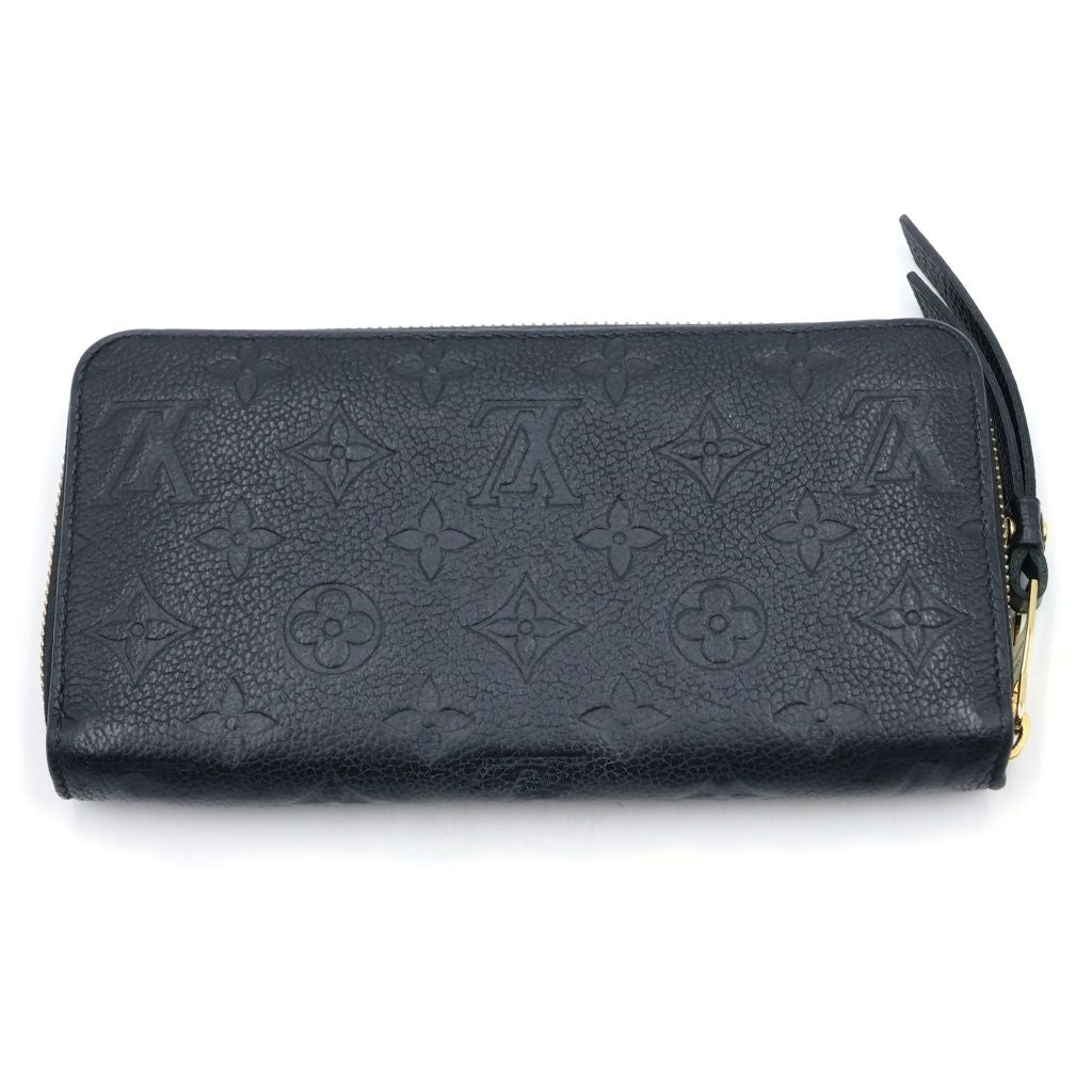 Louis Vuitton Monogram Empreinte Zippy Wallet Leather Gold Black — view 2