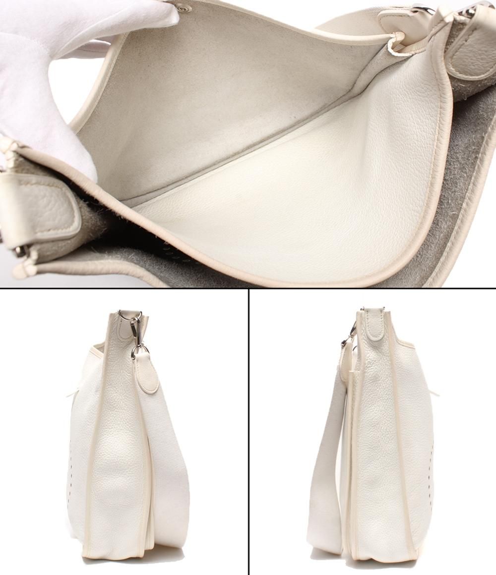 Hermes Shoulder Bag Crossbody Silver Evelyne 1 PM — view 6