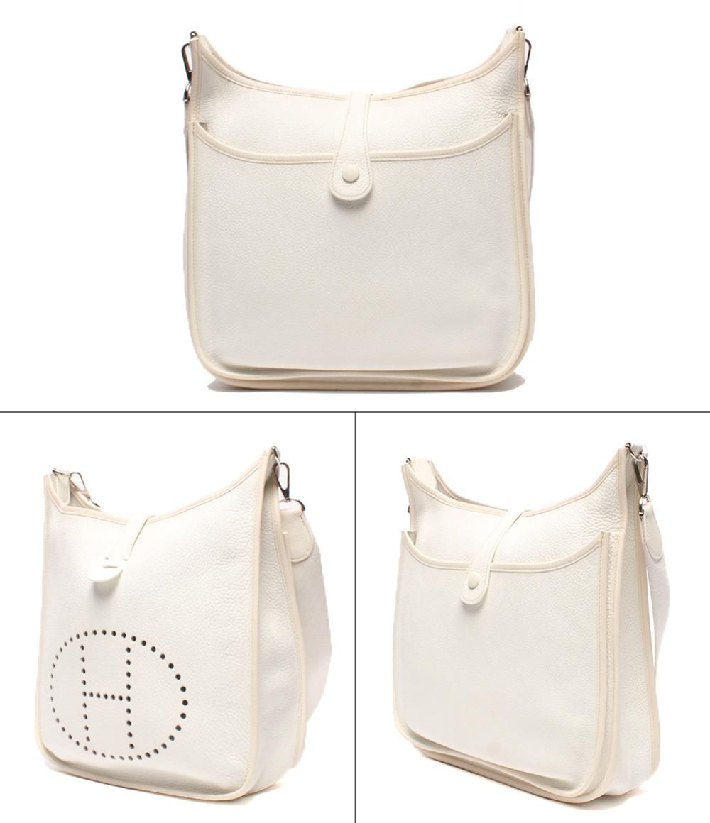 Hermes Shoulder Bag Crossbody Silver Evelyne 1 PM — view 2