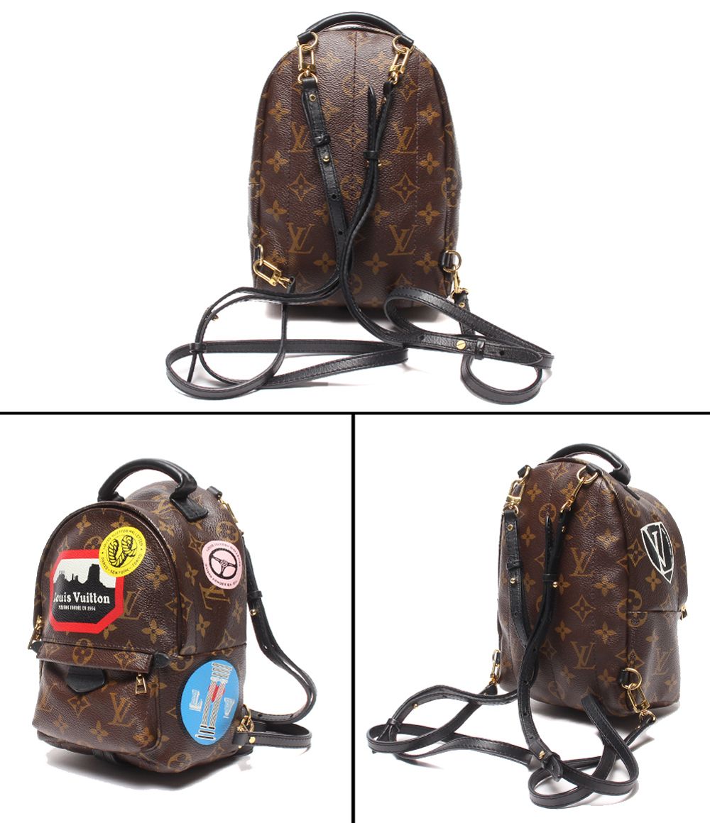 Louis Vuitton Backpack Palm Springs Mini Monogram World Tour — view 2