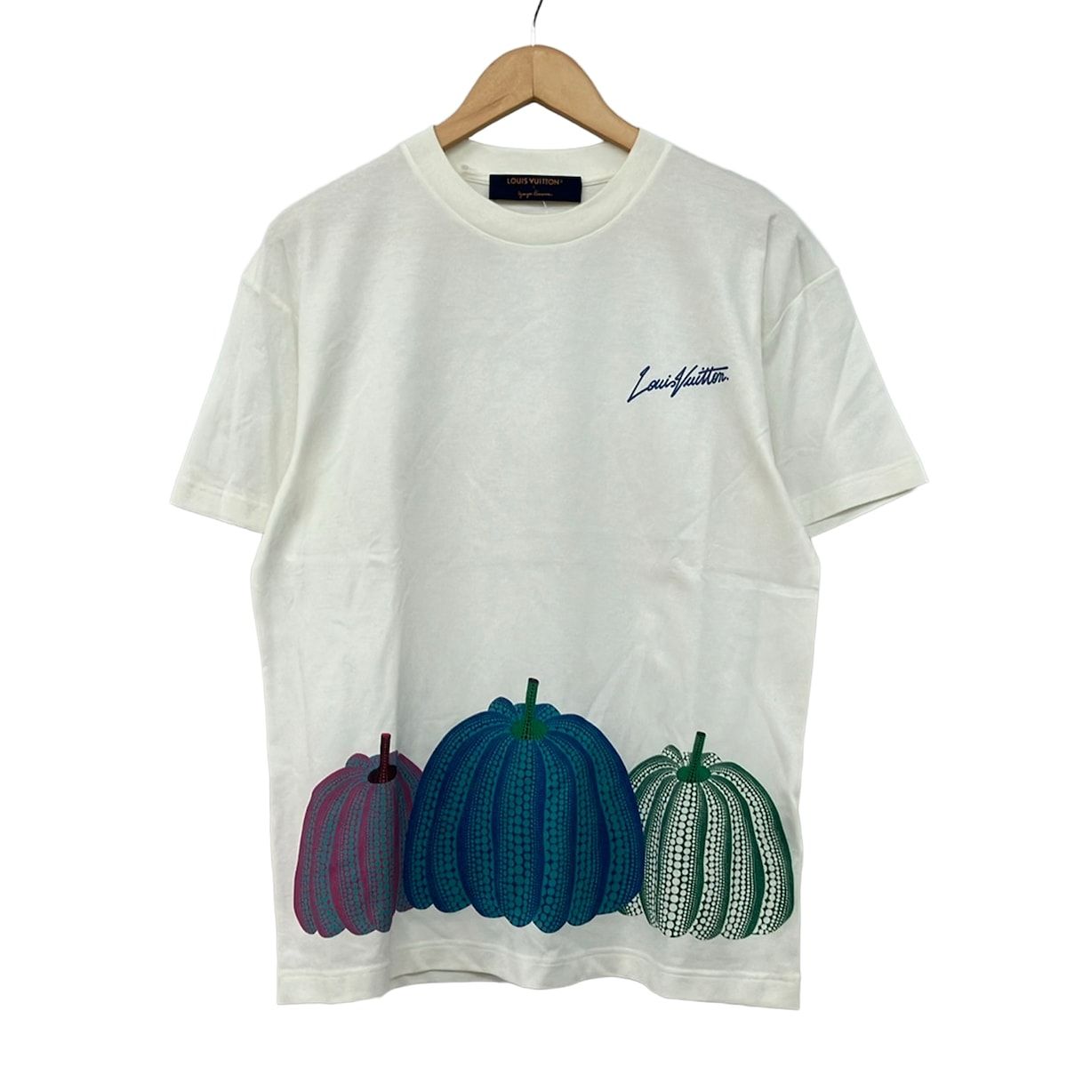 Louis Vuitton Short Sleeve T-Shirt Ivory Red Multi XS Yayoi Kusama