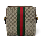 Gucci Cross Gucci Ophidia Small GG Supreme Sherry Line Leather Crossbody — view 4