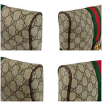Gucci Cross Gucci Ophidia Small GG Supreme Sherry Line Leather Crossbody — view 6