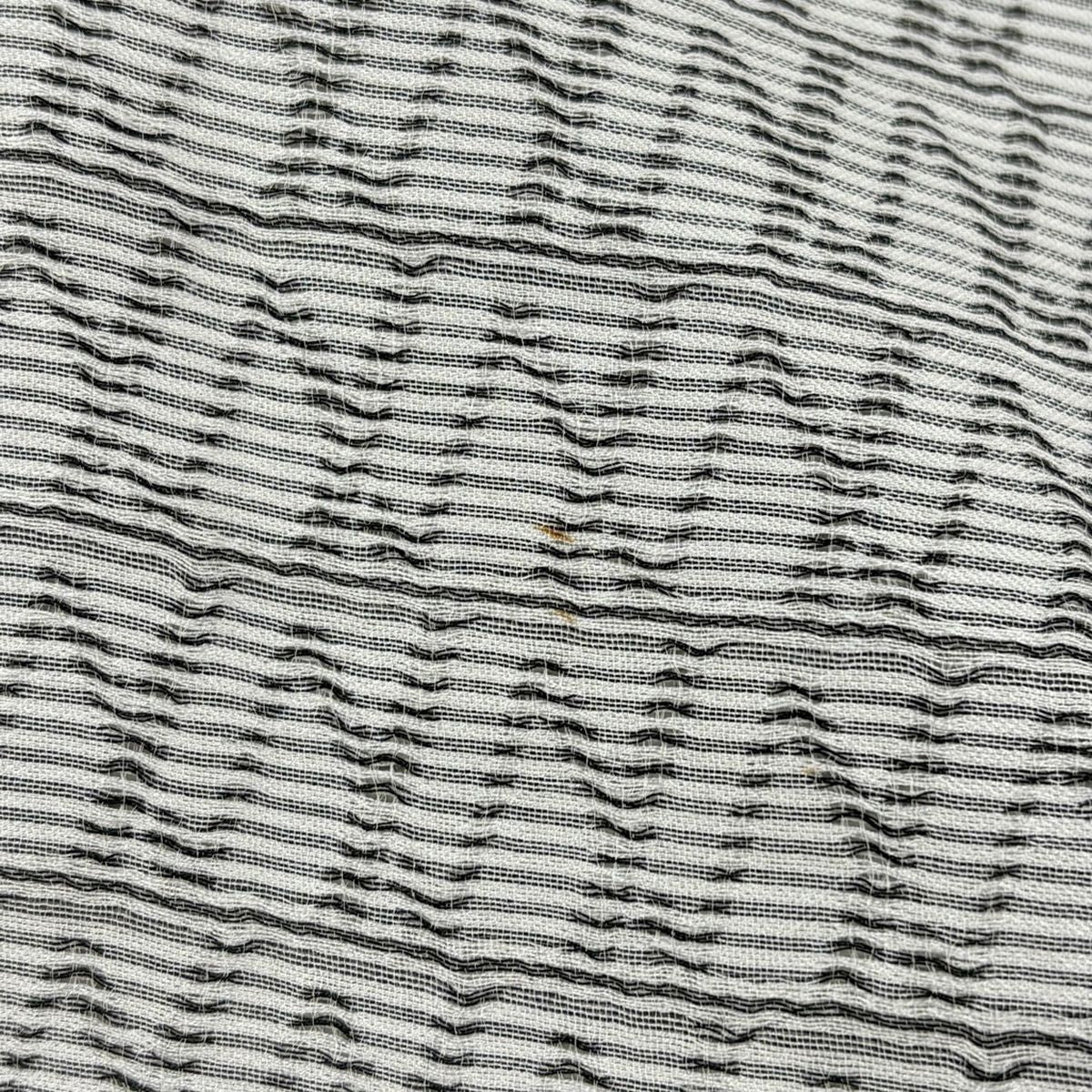Louis Vuitton Shawl Fringe Cotton Silk Gray Scarf — view 3