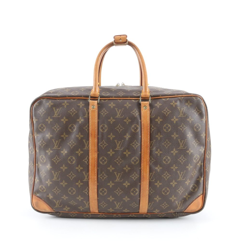 Louis Vuitton Monogram Sirius 45 Leather Boston Bag Tote Carry — view 3