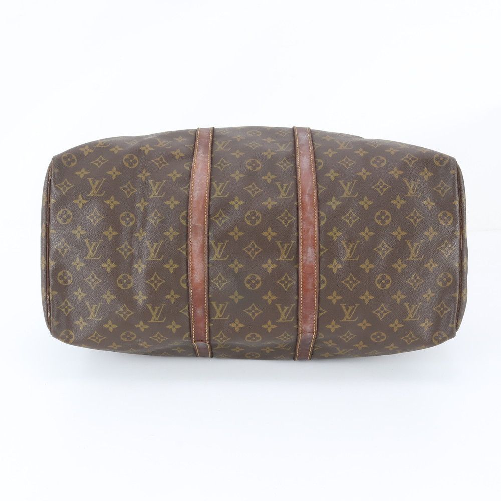 Louis Vuitton Monogram Keepall 50 Leather Boston Bag Tote Carry — view 6