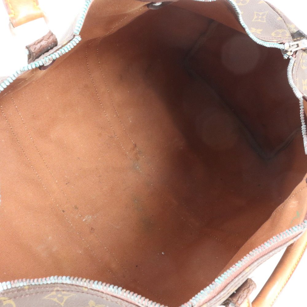 Louis Vuitton Monogram Keepall 50 Leather Boston Bag Tote Carry — view 7