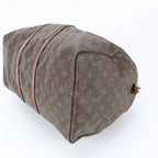 Louis Vuitton Monogram Keepall 50 Leather Boston Bag Tote Carry — view 5