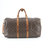 Louis Vuitton Monogram Keepall Bandouliere 50 Leather 2-Way Boston Crossbody — view 3