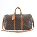 Louis Vuitton Monogram Keepall Bandouliere 50 Leather 2-Way Boston Crossbody