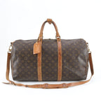 Louis Vuitton Monogram Keepall Bandouliere 50 Leather 2-Way Boston Crossbody