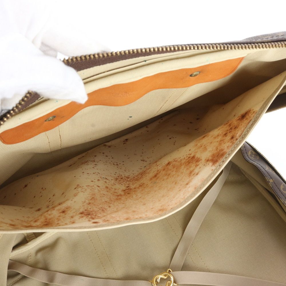 Louis Vuitton Monogram Sirius 45 Leather Boston Bag Tote Carry — view 8