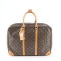 Louis Vuitton Monogram Sirius 45 Leather Boston Bag Tote Carry