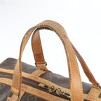 Louis Vuitton Monogram Sac Souple 35 Leather Boston Bag Tote Carrie — view 2
