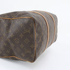 Louis Vuitton Monogram Sac Souple 35 Leather Boston Bag Tote Carrie — view 4