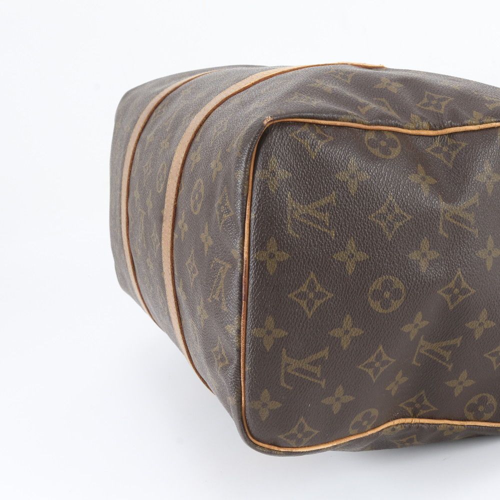 Louis Vuitton Monogram Sac Souple 35 Leather Boston Bag Tote Carrie — view 5