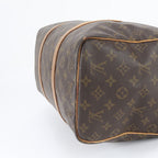 Louis Vuitton Monogram Sac Souple 35 Leather Boston Bag Tote Carrie — view 5